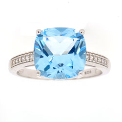 Skyla Blue Cubic Zirconia Ring