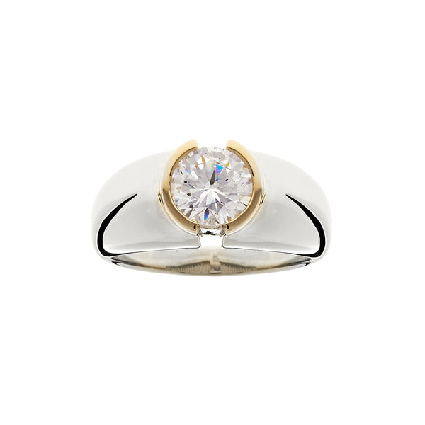 Tessa Two Tone Gold & Silver Ring