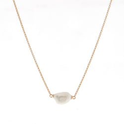 Khloe Keshi Pearl on Gold Chain