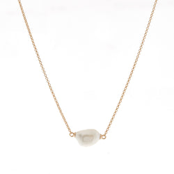 Khloe Keshi Pearl on Gold Chain