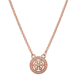 Rose Gold Micro Pavé Necklace