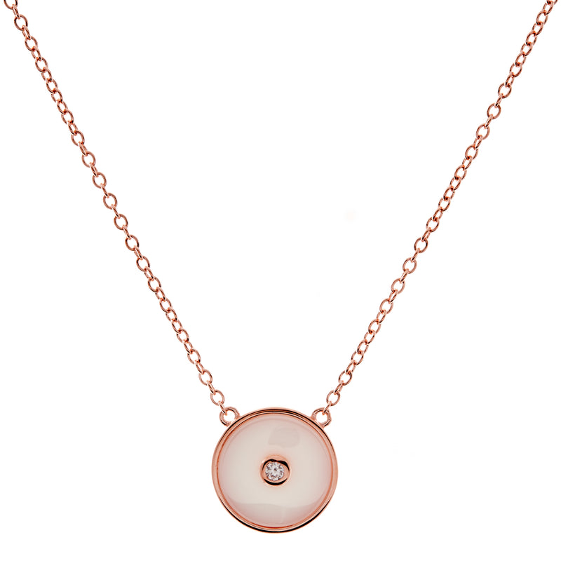 Olivia Rose Gold & White Necklace