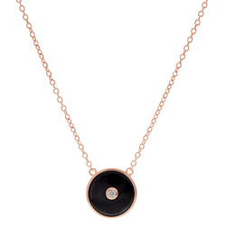 Olivia Rose Gold & Black Necklace