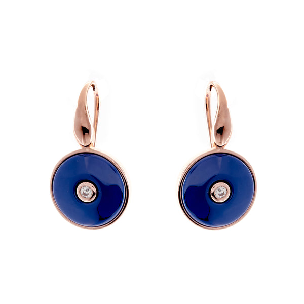 Olivia Rose Gold and Blue Earrings