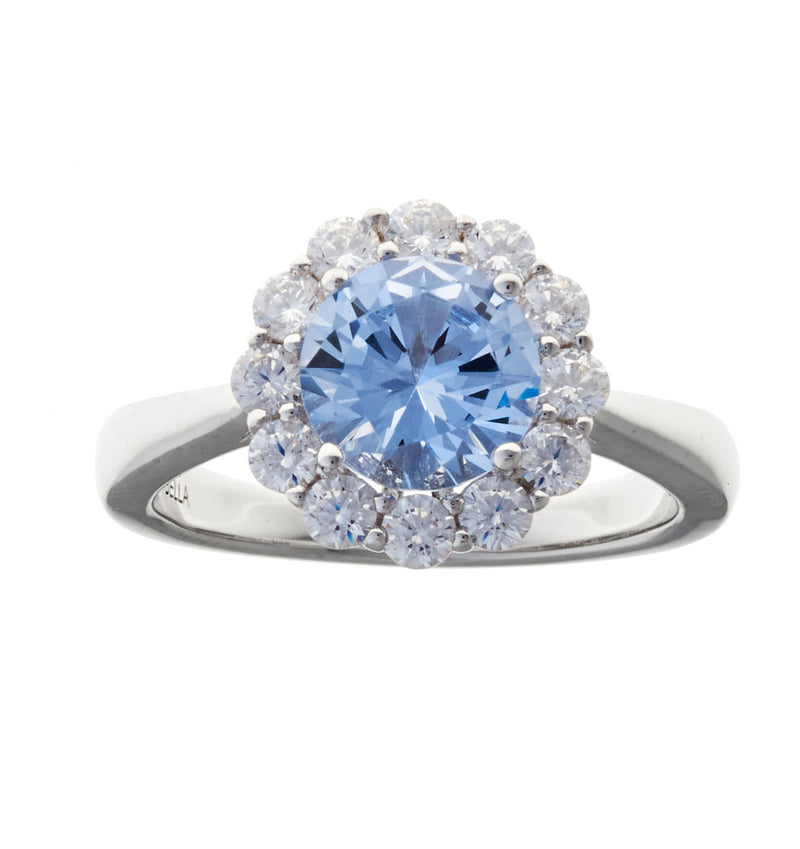 Odette Blue Flower Ring