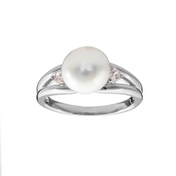Esther Freshwater Silver Pearl Ring
