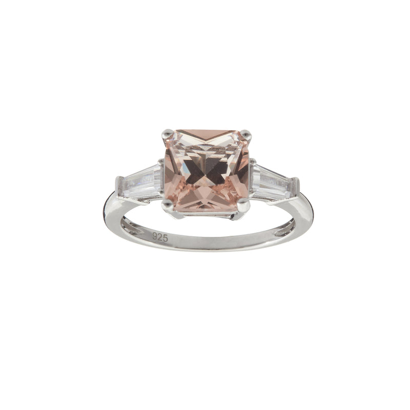 Nora Pink Cubic Zirconia Ring