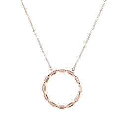 Genevieve Rose Gold Necklace