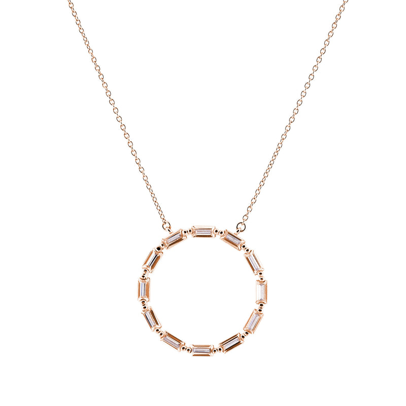 Genevieve Rose Gold Necklace