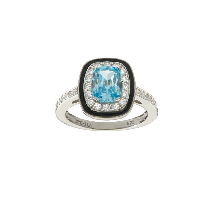 Sienna Black and Blue Ring