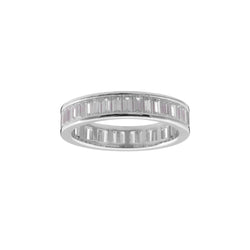 Coco Silver Baguette Ring