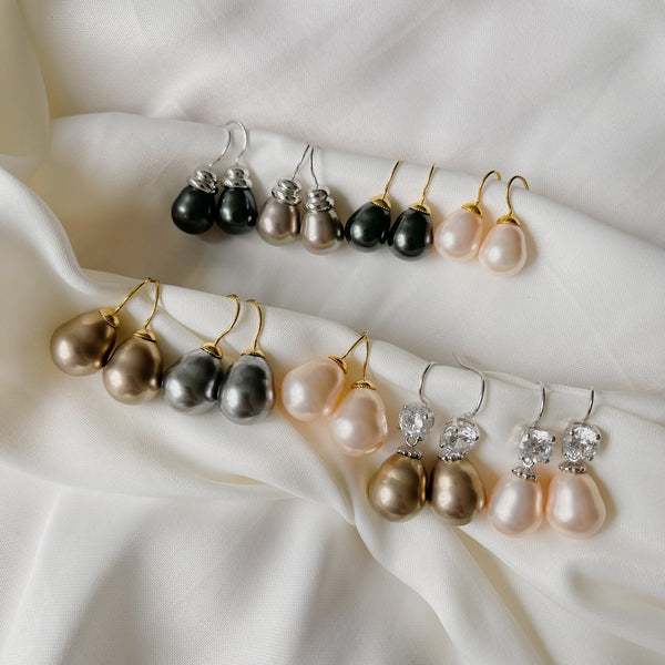 Assorted Baroque Pearl Earrings