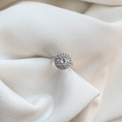 Round Claw Set Dress Ring
