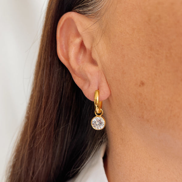 Maisie Gold Hoop Earrings