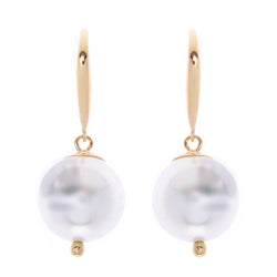 Sofia Pearl Gold Earrings
