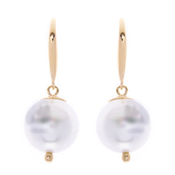 Sofia Pearl Gold Earrings