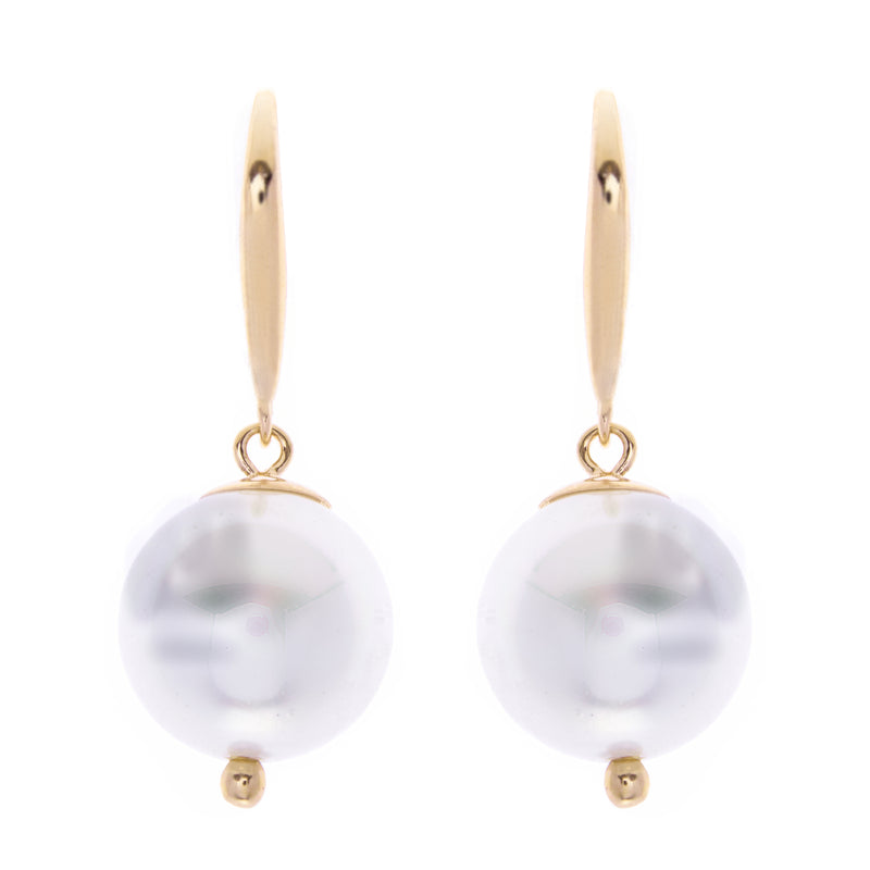 Sofia Pearl Gold Earrings